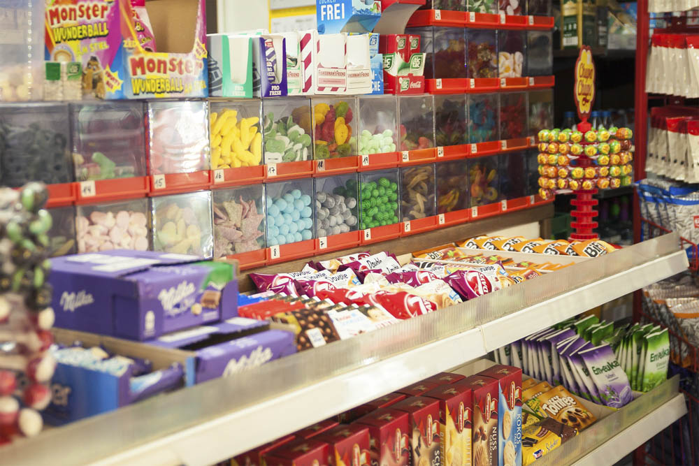 Getränkemarkt Kannan, Süßes